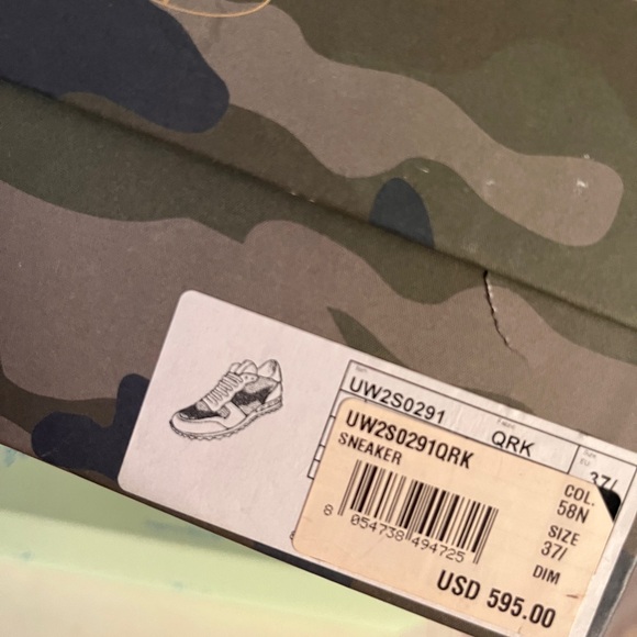 Valentino Garavani Urban Camo Sneakers. WILL SHIP OUT ASAP! - Picture 4 of 5